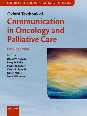 cover image of Oxford Textbook of Communication in Oncology and Palliative Care